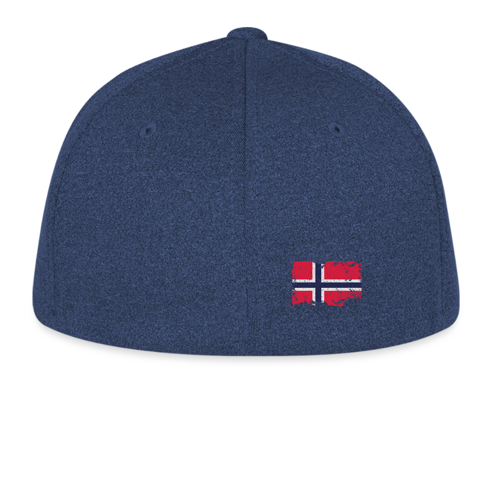 Flexfit  Melange Baseball Cap - heather navy