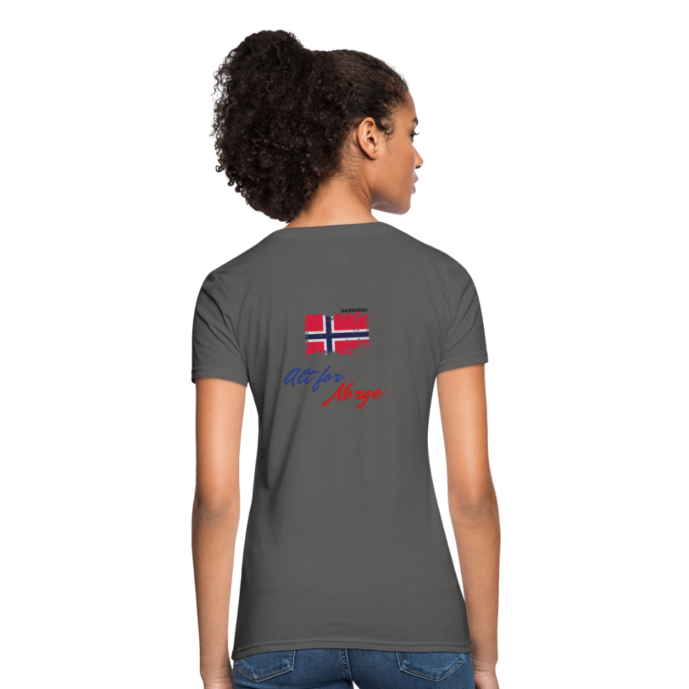 T-skjorte | Kvinner - charcoal