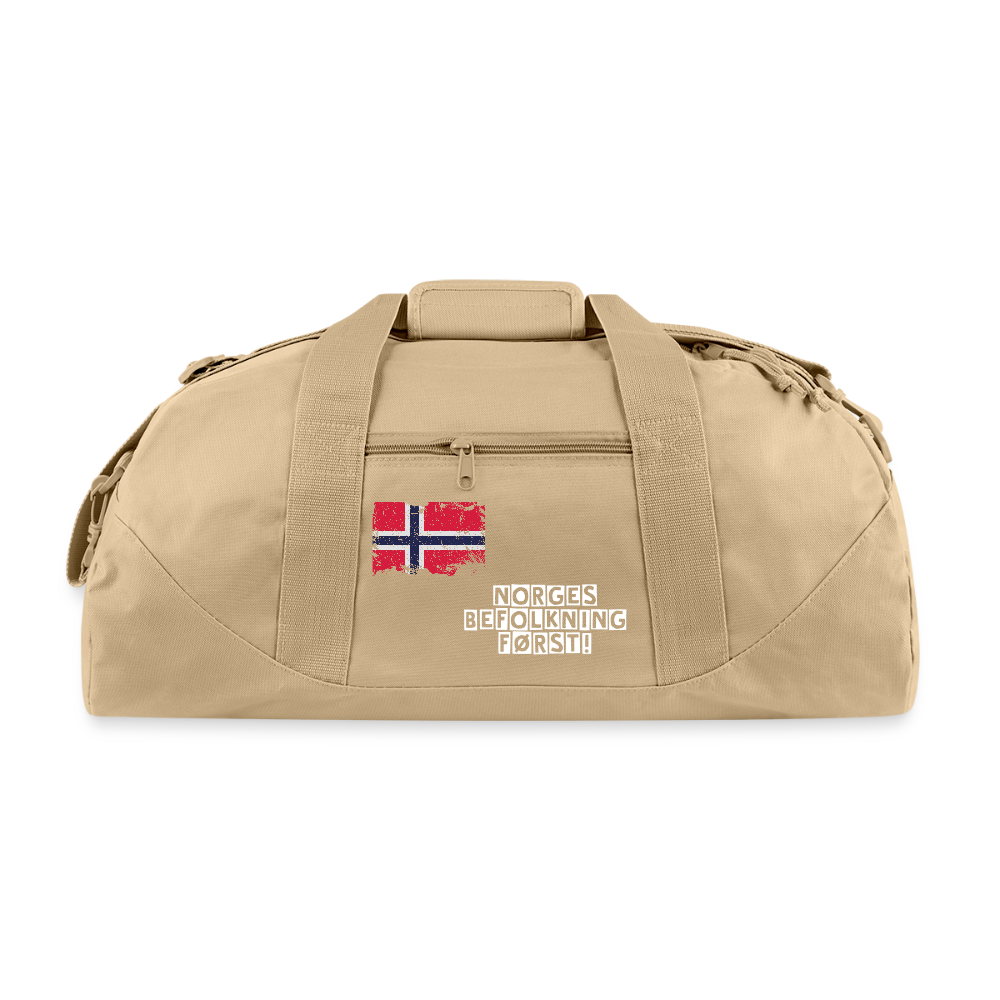 Resirkulert Duffel Bag - beige