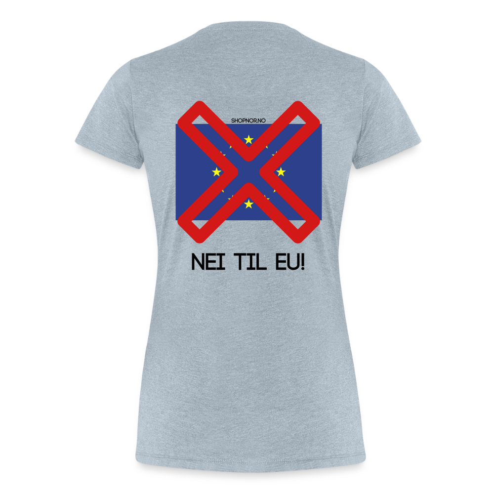 Premium T-Skjorte | Kvinner - heather ice blue