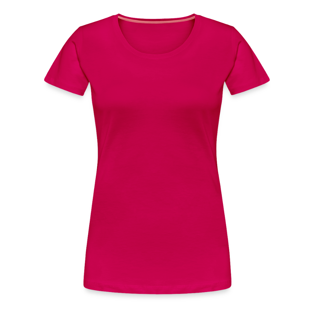 Premium T-Skjorte | Kvinner - dark pink