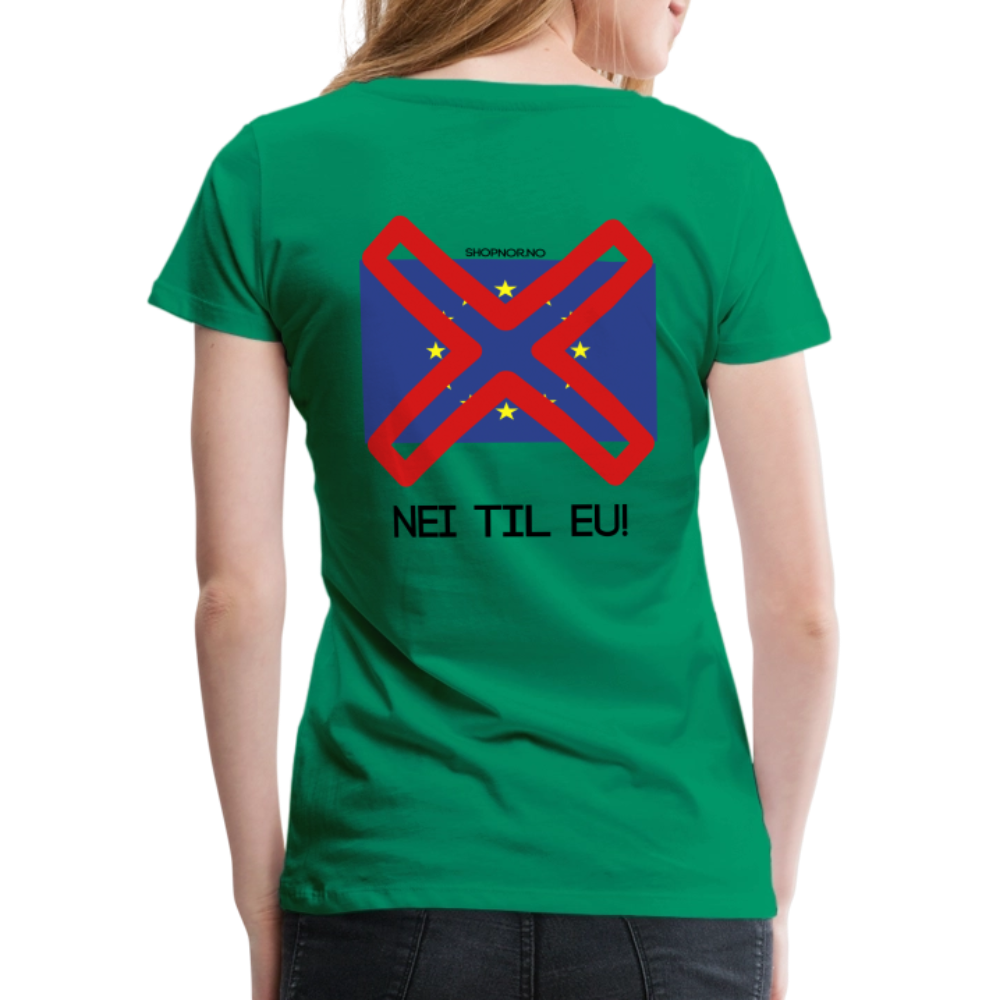 Premium T-Skjorte | Kvinner - kelly green