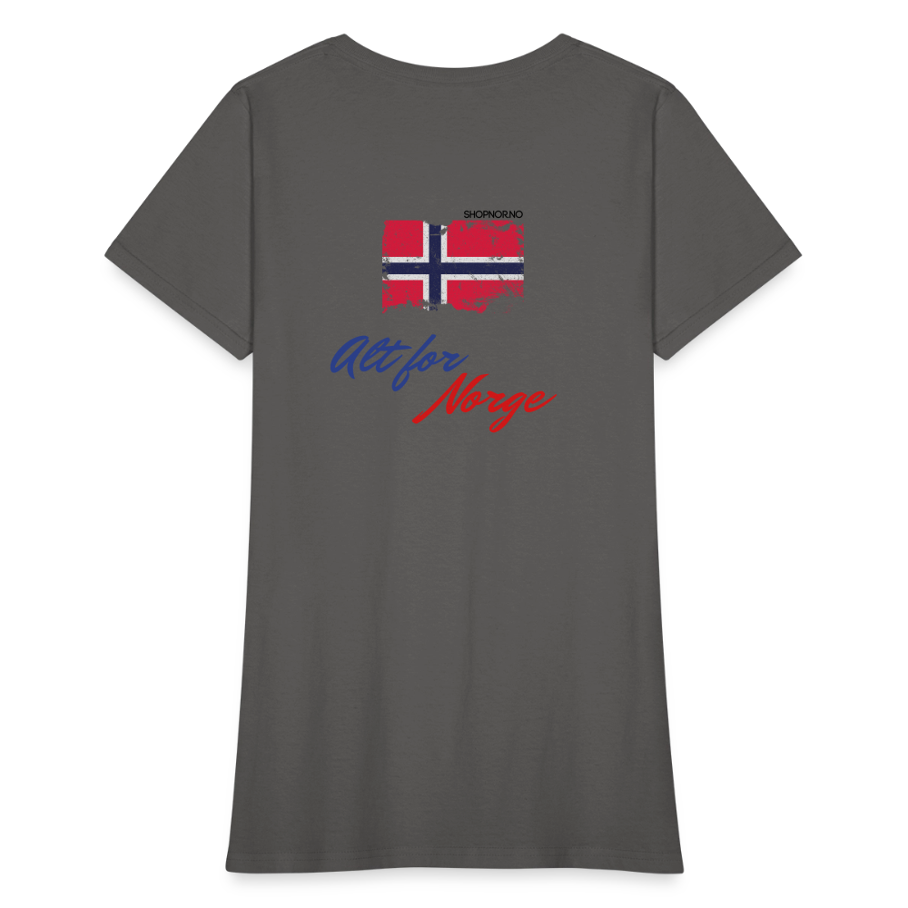 T-skjorte | Kvinner - charcoal