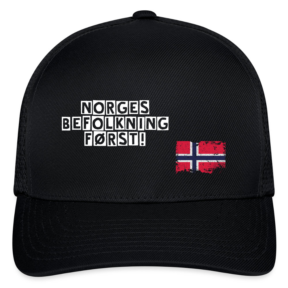 Flexfit Fitted Baseball Cap - black