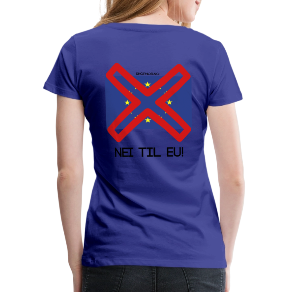 Premium T-Skjorte | Kvinner - royal blue