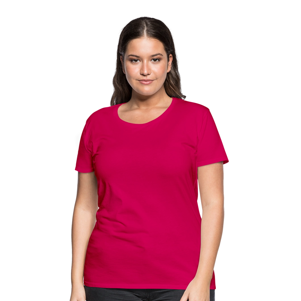 Premium T-Skjorte | Kvinner - dark pink