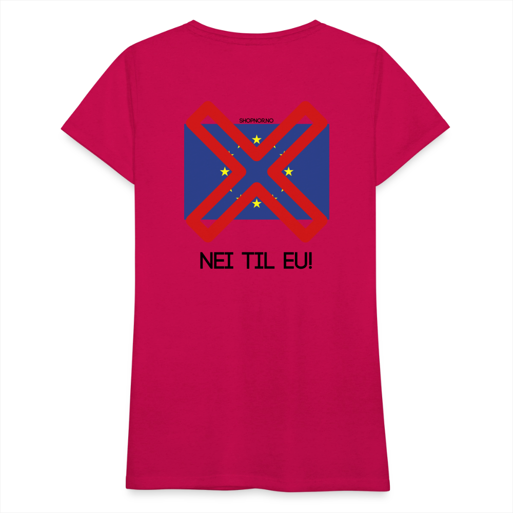 Premium T-Skjorte | Kvinner - dark pink