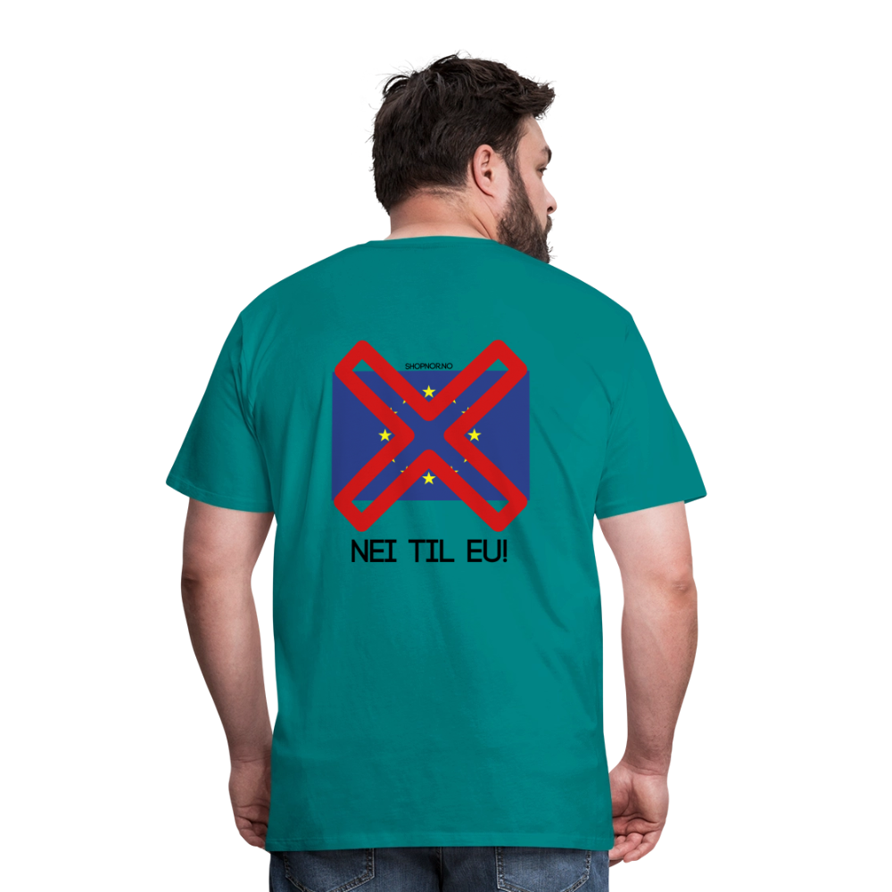 Premium T-Skjorte | Menn - teal