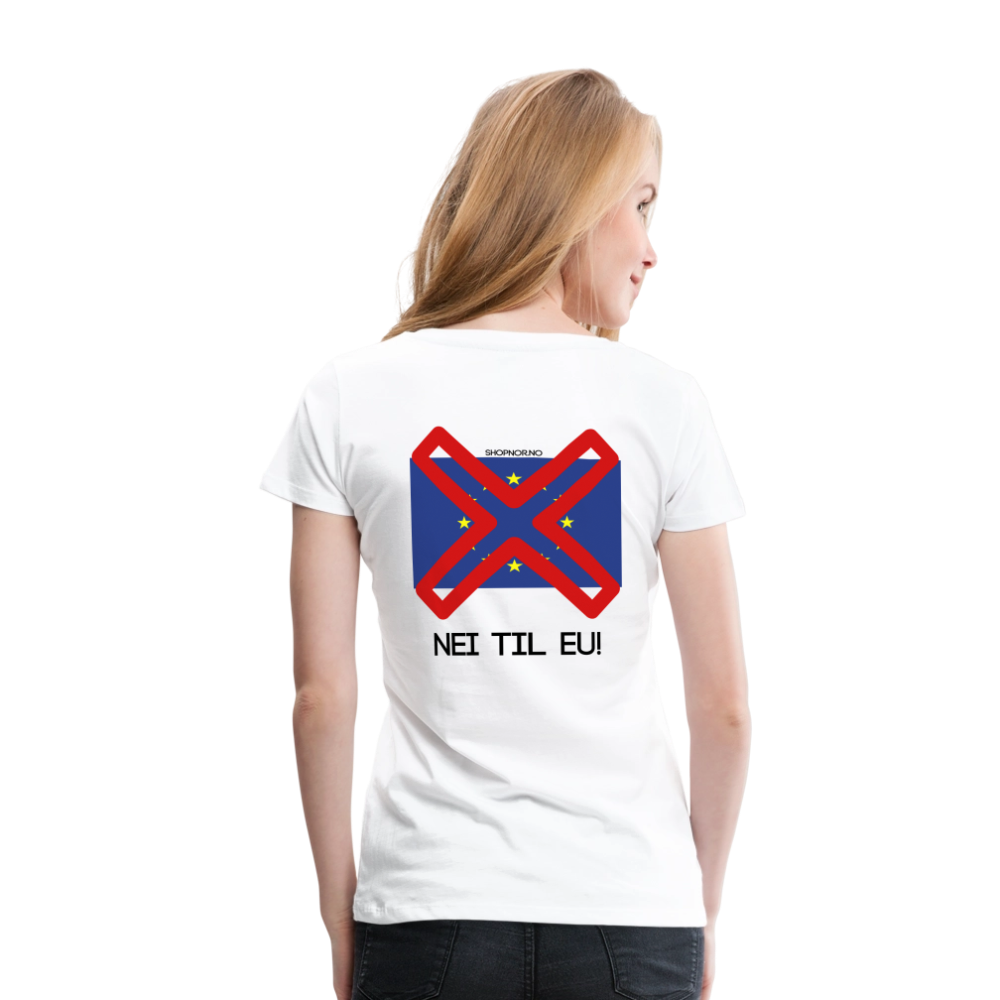 Premium T-Skjorte | Kvinner - white
