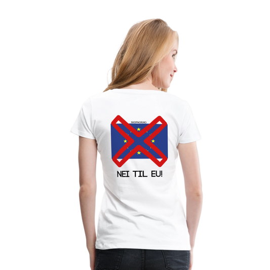 Premium T-Skjorte | Kvinner - white